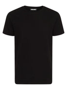 BLACK MUSCLE FIT HIGH NECK T-SHIRT--Mich & Jane