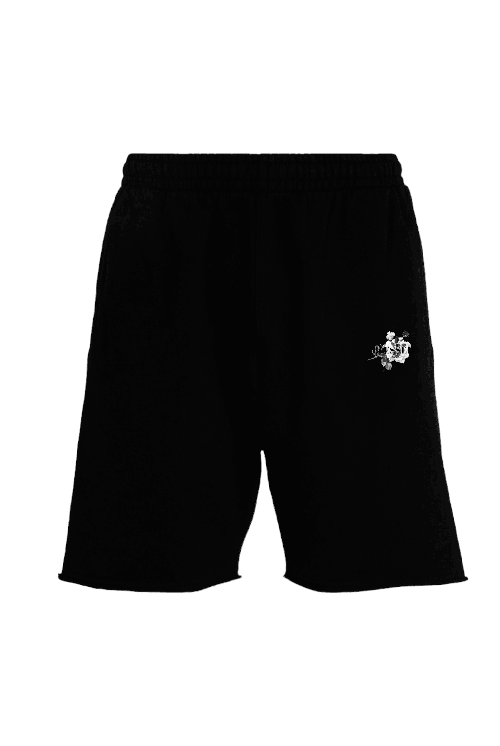 BLACK BLESSED GRAPHIC SHORT - MICH & JANE