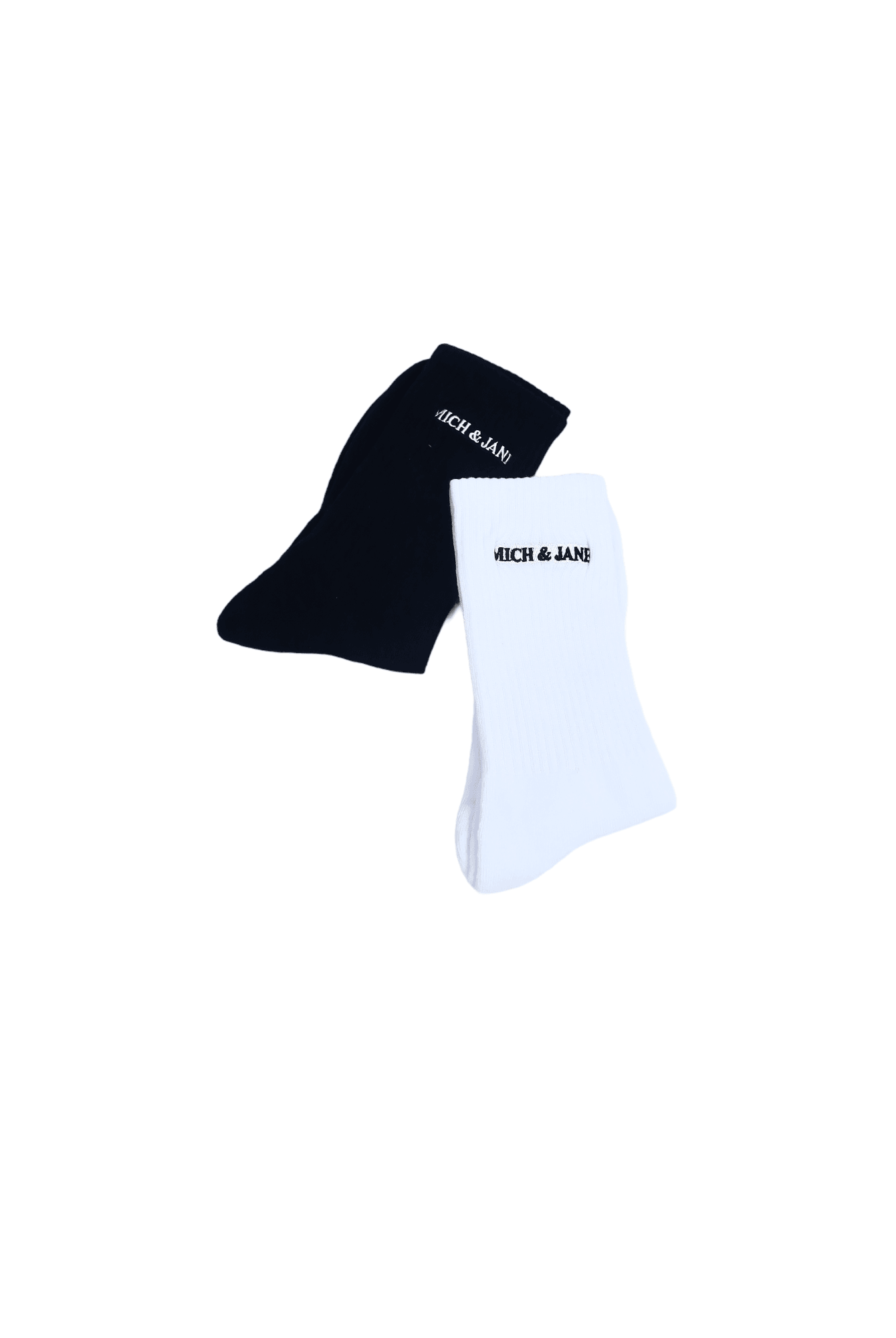 EMBROIDERED SOCKS 2PACK - MICH & JANE